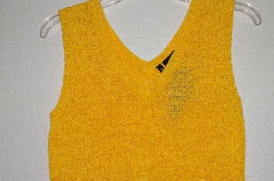 +MBADG #31-316  "Etoile Fancy Orange Crochet Tank"