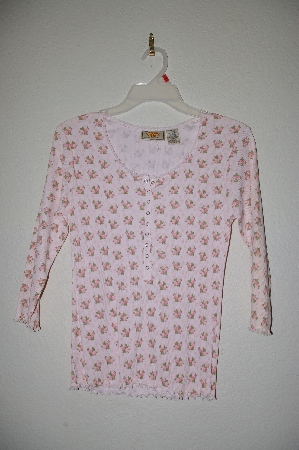 +MBADG #31-313  "Route 66 Floral Stretch Snap Front Top"