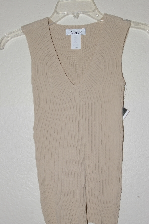 +MBADG #31-268  "A Byer Fancy Tan Knit Tank"