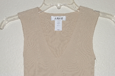 +MBADG #31-268  "A Byer Fancy Tan Knit Tank"