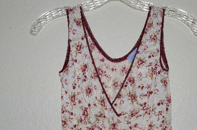+MBADG #31-345  "Poetry Fancy Floral Stretch Top"