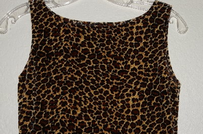 +MBADG #31-382  "Timing Fancy Animal Print Velvet Tank"