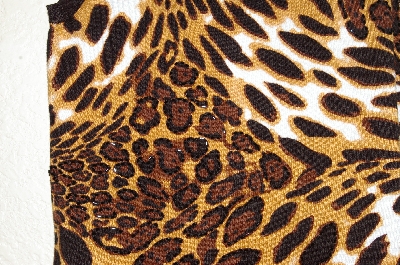 +MBADG #3-032  "Fontana Fancy Animal Print Embelished Tank"