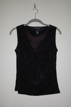 +MBADG #28-422  "Rampage Black Lace Stretch Tank"