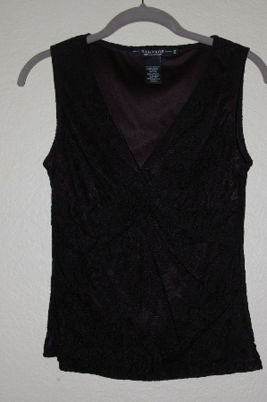 +MBADG #28-422  "Rampage Black Lace Stretch Tank"