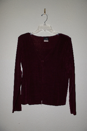 +MBADG #26-048  "JKLA California Purple Stretch Cardigan With Attached Tank"