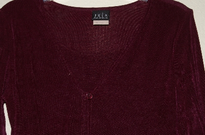 +MBADG #26-048  "JKLA California Purple Stretch Cardigan With Attached Tank"