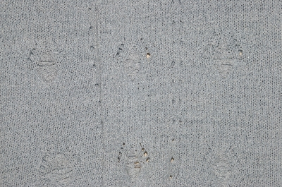 +MBADG #26-065  "Q Point Fancy Blue Knit Tank"