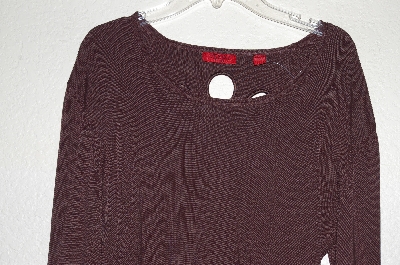 +MBADG #11-093  "Venini Petite Fancy Brown Knit Sweater"