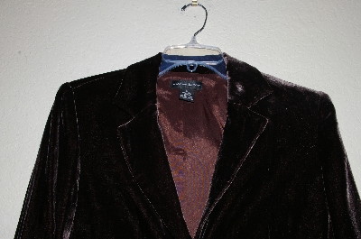 +MBADG #55-285  "Spenser Jeremy Fancy Brown Velvet Jacket"