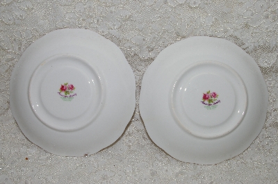 +MBADG #31-102  "Set Of 2 American Beauty Royal Albert Saucers"