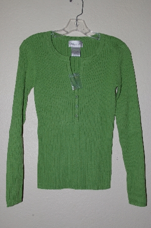 +MBAMG #25-074  "Chadwicks Of Boston Lime Green Knit Sweater"