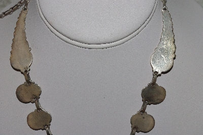 +MBAMG #11-0838  " Nalwood Fancy Sterling Garnet Necklace"